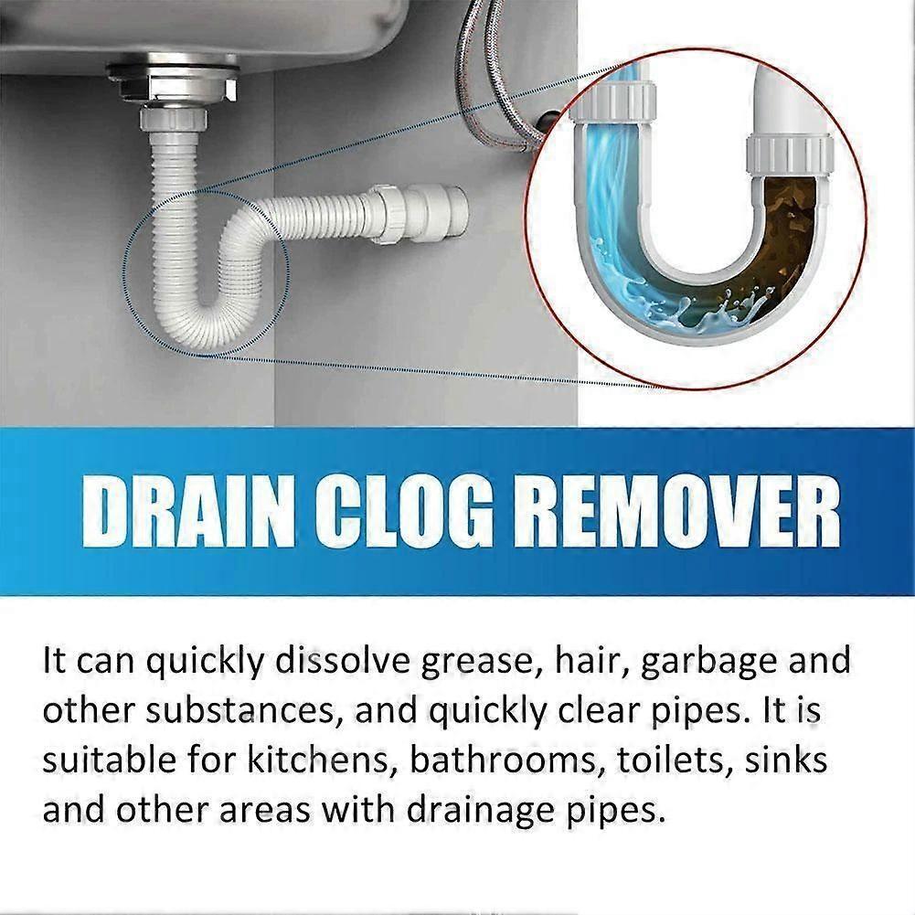 Forte Agente Sbloccante per Tubature, Potente Agente Sbloccante per Cucina e Toilette