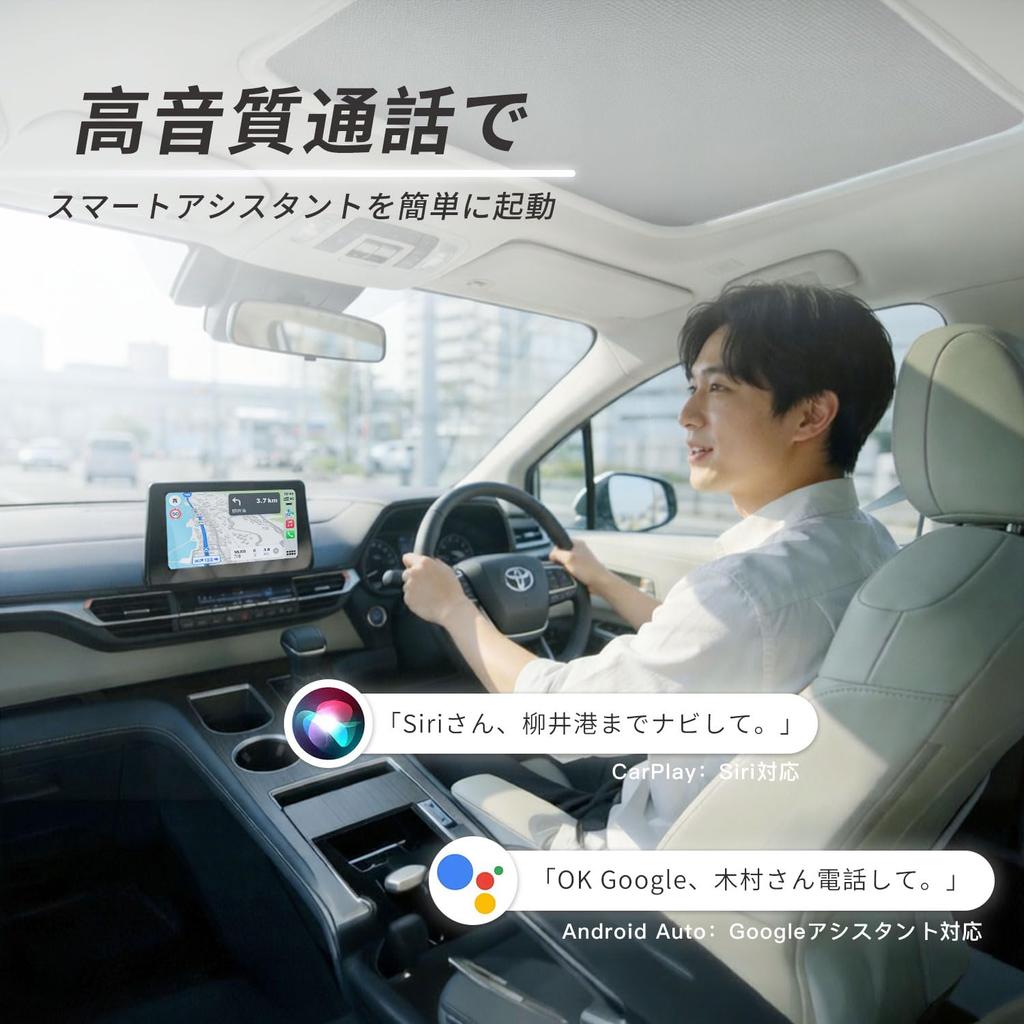 ZTSULEE for CarPlay Android Auto Wireless Adapter with Converts Factory Wired Connection to Automatic Connection with No Plug Bluetooth and Google