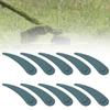 10pcs Plastic Material Grass Trimmer Blade Replacement Cutting Blade  Weed Removal Use