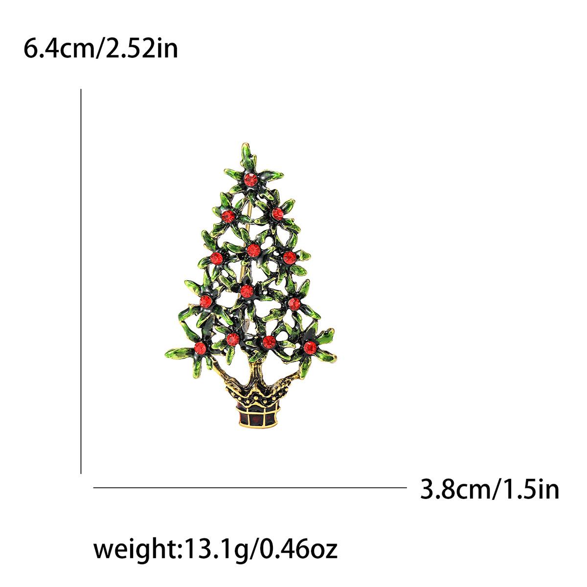 

Сплав эмали брошь Рождественская елка креативная универсальная мужская и женская одежда корсаж украшение булавка
