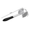 Large Meat Tenderizer Mallet Tool Sturdy Stainless Steel Steak Pounder Hammer For Beef Veal Chicken Breasts