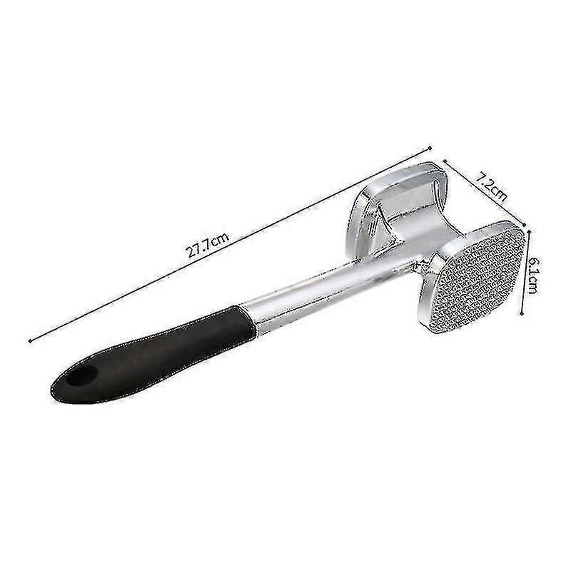 Large Meat Tenderizer Mallet Tool Sturdy Stainless Steel Steak Pounder Hammer For Beef Veal Chicken Breasts