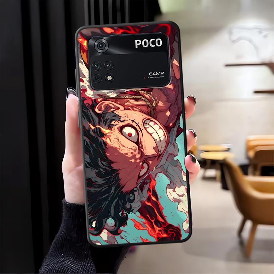 Hülle für Xiaomi Poco F3 F4 F5 X3 X4 X5 C65 M3 M4 Pro M5 C50 C51 Funda Handyhülle Luffy Ones Pieces