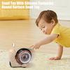 Electric Cartoon Snail Car Toy with LED Light Music Movable Head Snail Crawling Toy Toddlers Light-up Educational Nodding Animal Musical Toy