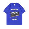 Bombardiro Crocodilo Funny Crocodile Plane Bomber Meme Graphic T-shirts Men Hilarious Humor Brain Rot Tops 100% Cotton T Shirts
