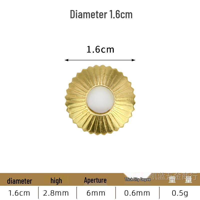 

Antique Brass Flat Washer: Pure Copper Gasket with Irregular Handle for Classic Furniture