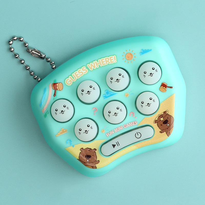 Mini Portable Handheld Interactive Memory Game Console For Children's Stress Relief And Puzzle Cartoon Illuminated Toys