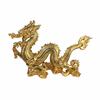 Resin Dragon Sculpture Electroplated Gold Statue Gift Idea Home