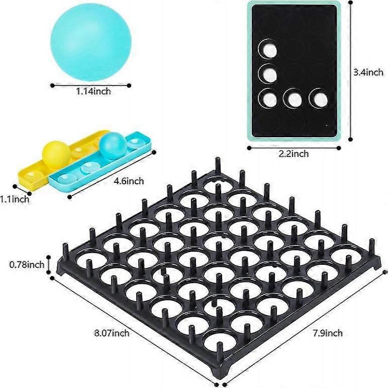 Bounce Ball Party Game Table Jumping Ball Toys, Connect Board Family Party Games