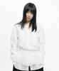 Ohesio Pocket Over-Fit Shirt, White
