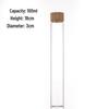 Pin Dou 30mm Wood Grain Lid Glass Tube Sample Bottle