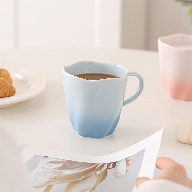 Petal Gradient Ceramic Coffee Mug
