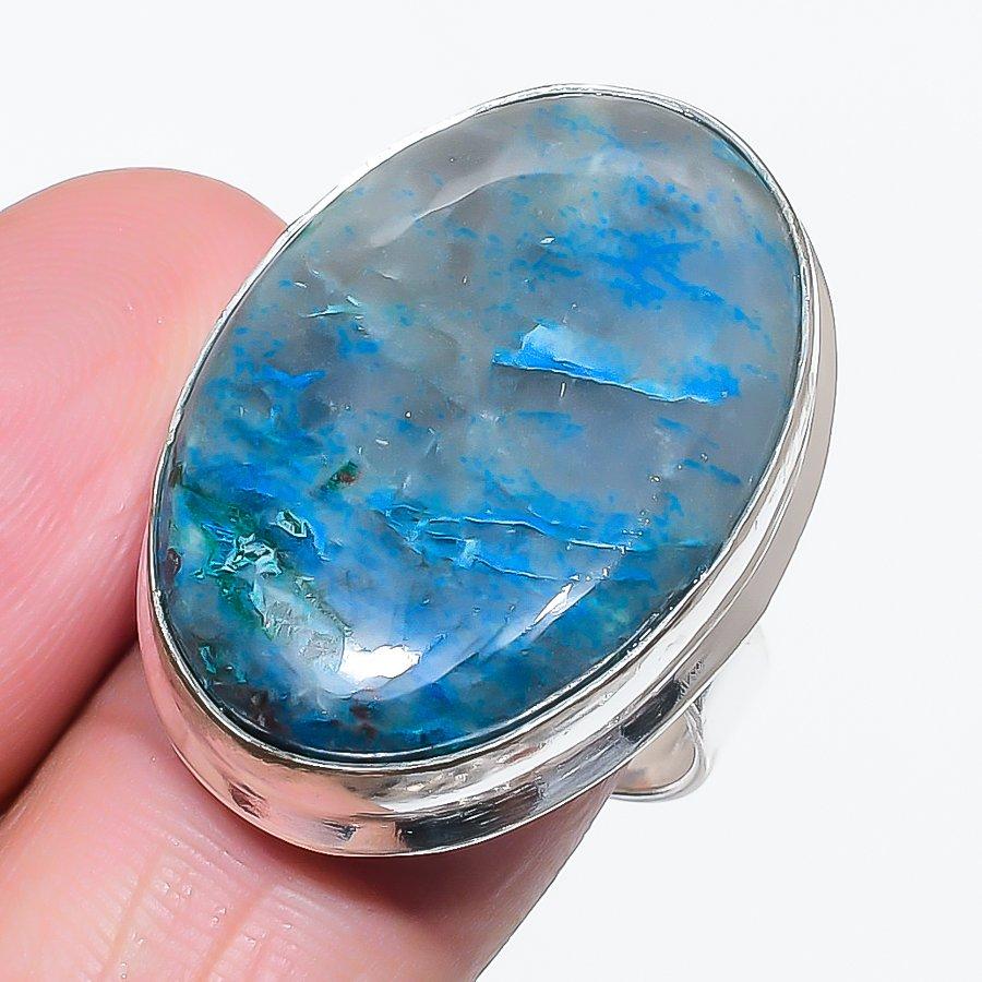 

Natural Quantum Quatrro Gemstone 925 Sterling Silver Jewelry Ring Size 8.5 n0v09