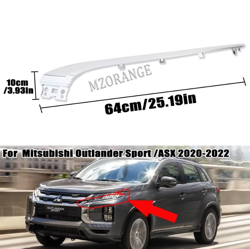 Bara de protecție față auto pentru Mitsubishi ASX Outlander Sport 2020 2025 2025 cromate faruri benzi auto piesă 6407A353 6407A420