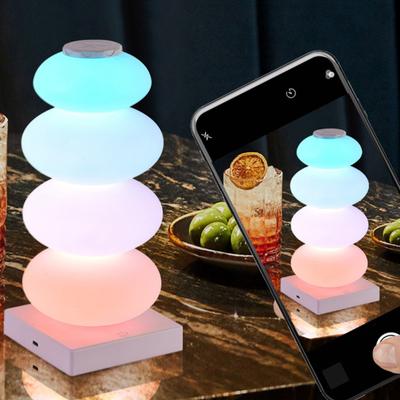 Candy Gourd LED Desk Lamp Touch Control USB Powered Rechargeable Colorful