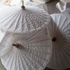 2Pcs Oiled Paper Umbrella Racks Handmade Bamboo Support Stands for Stage Photo Props Holiday Party Decor Classical Chinese Style