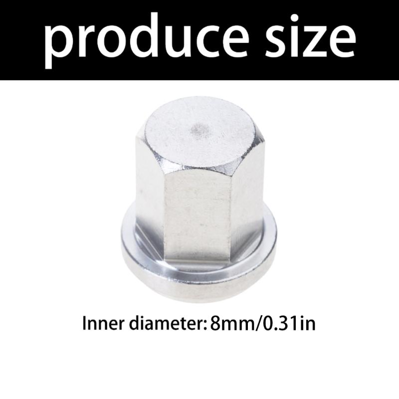 10PCS Corrosion Resistant Battery Post Nut Closed Top Designs Battery Terminals Part for Reliable Electrical Connection