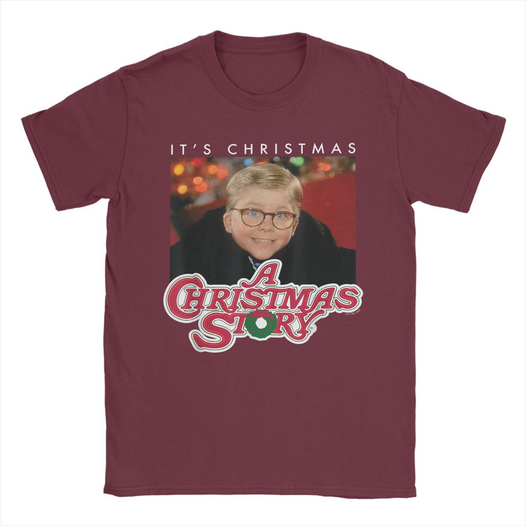 Oversized T Shirt Summer A Christmas Story Hippie T Shirts  100 Cotton Tshirt For Adult Y2k Fun Custom Short Sleeve Top Tees