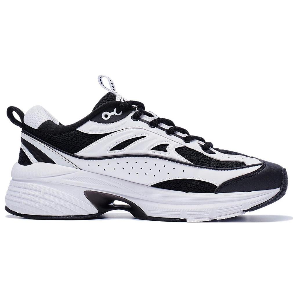 Li Ning Comet Wear resistant And Lightweight Low top Casual Shoes Women's White Black AGCT236-1