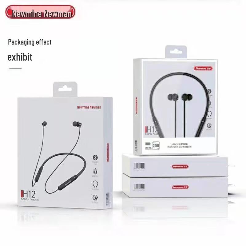 Newman H12 Wireless Neckband Bluetooth Sports Earphones