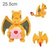 Mega Charizard X Y Plush Toys Charizard Evolution Doll Soft Stuffed Toys Animals Peluche Halloween Gifts for Children 8-10 Inch