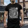 Platform9Co Straight Outta Pochinki PUBG Gaming T-Shirt Men's Comedy Nerd Geek T-Shirts
