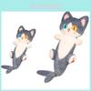 Catshark Grey Plush Doll With Different Eye Combination Super Soft And Cute