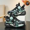 Warm, Non-slip Basketball Shoes for Boys - Durable, Thickened Cotton Style for Big Kids