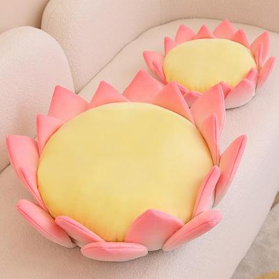 20cm Pink Mini Lotus Plush Toy Soft Stuffed Plant Flower Doll Living Bedroom Home Decoration Birthday Gift for Children Girls