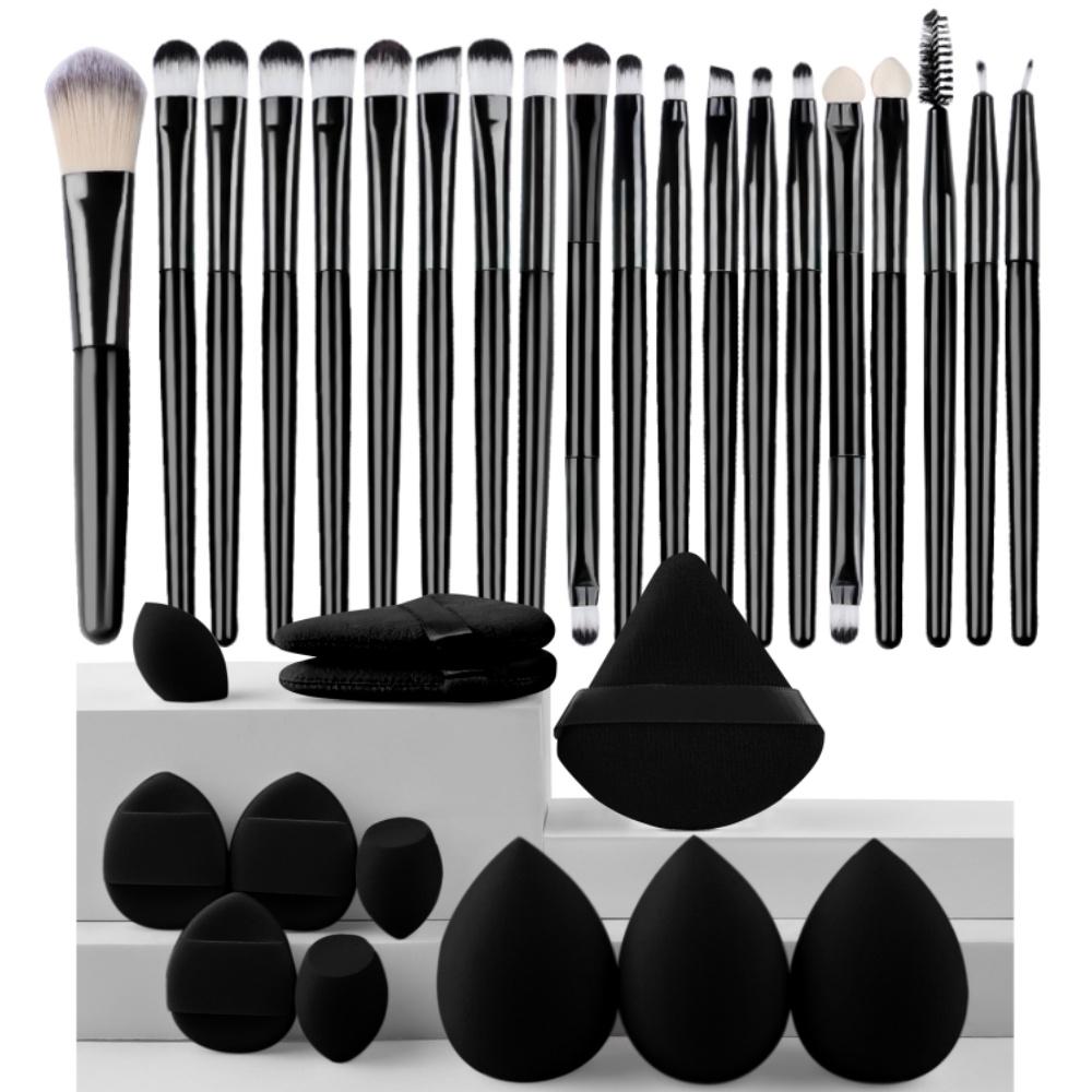 Set Pennelli Trucco Premium Sintetici Kabuki Fondotinta Correttori Cipria Fard Miscelazione Viso Occhi Set Pennelli