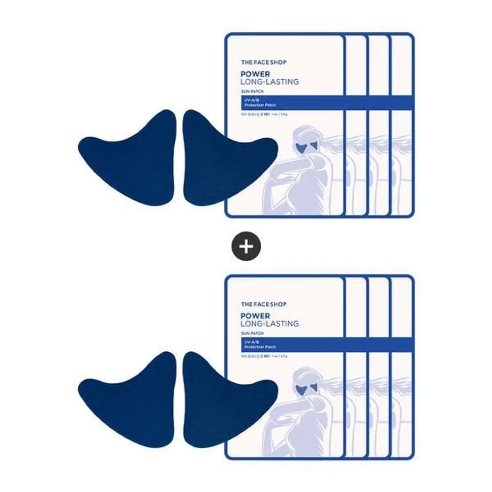 4+4 The Face Shop Power Long-Lasting Sun Patch Navy