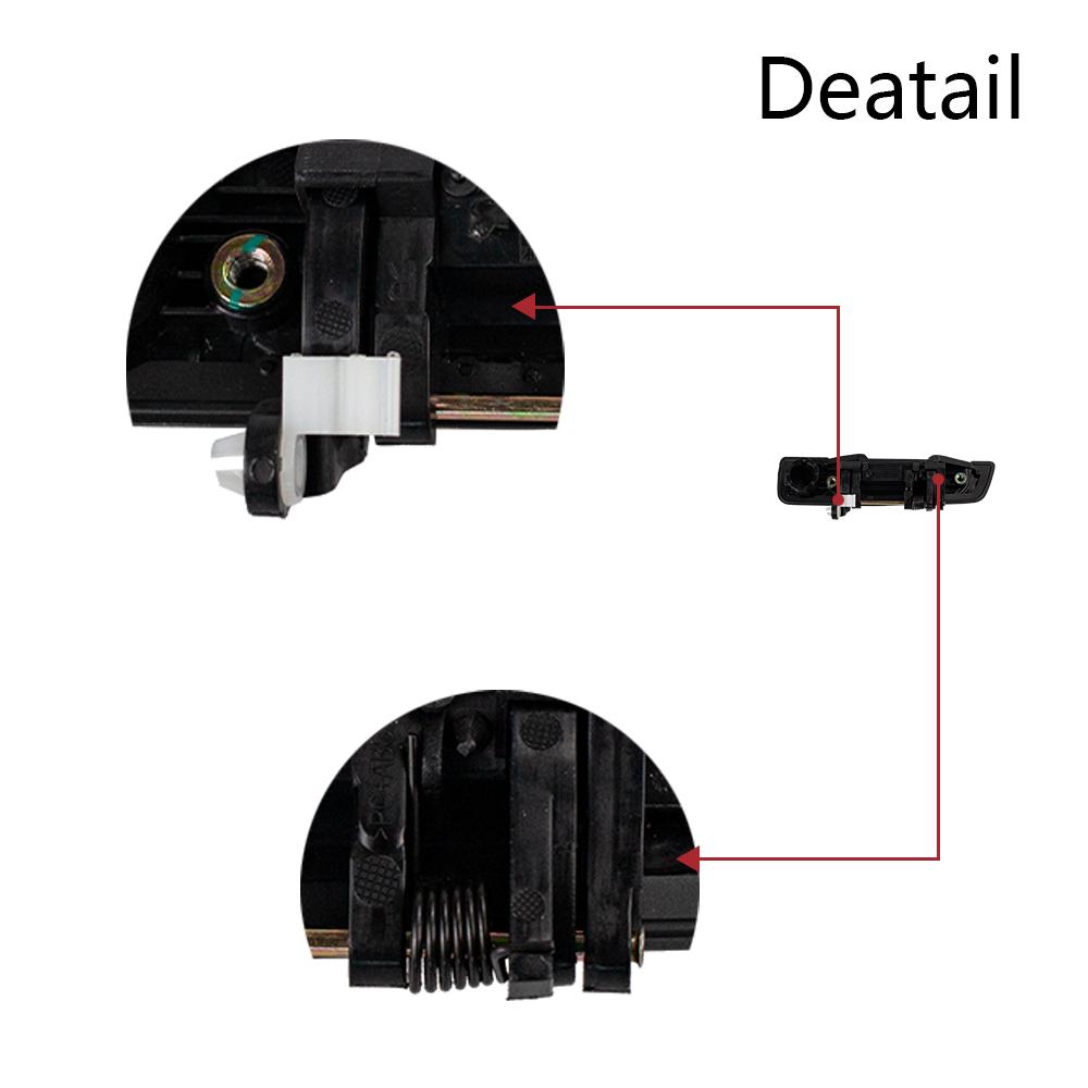 Černá vnější klika předních zadních dveří pro Mitsubishi Lancer Galant 1994-2004Hafei