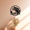 Catch A Bass Fishing Wall Art Metal Sign Rustic Home Office Patio Decor Personalized Custom