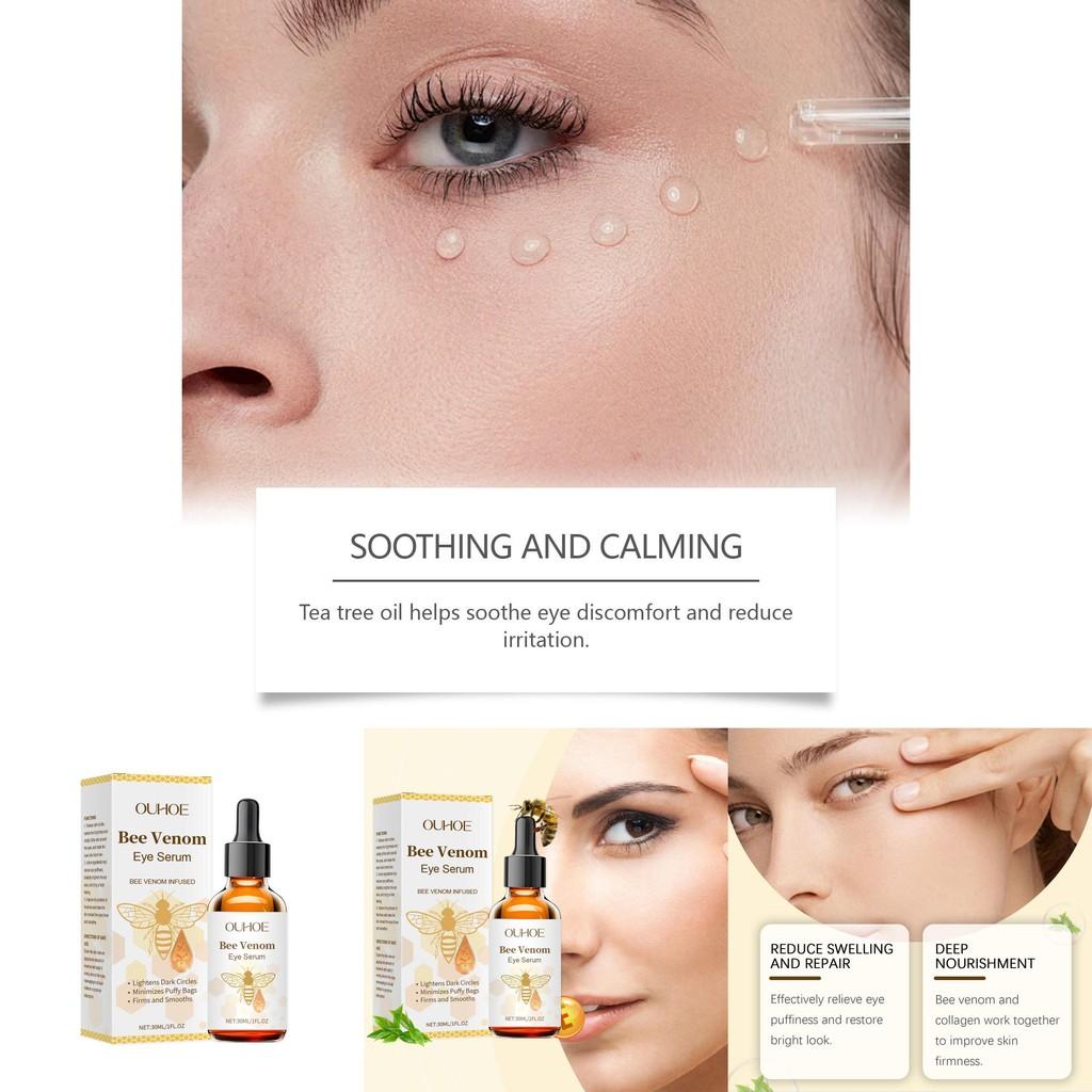 Ouhoe Bee Venom Eye Serum Gentle Moisturizing Nourishing Daily Skin Care Essence 30ml For Premium Beauty Routine