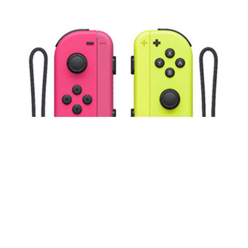 NS Switch JoyCon Bluetooth Controller with Left/Right Handles, Remote Wake-Up, and Hand Strap