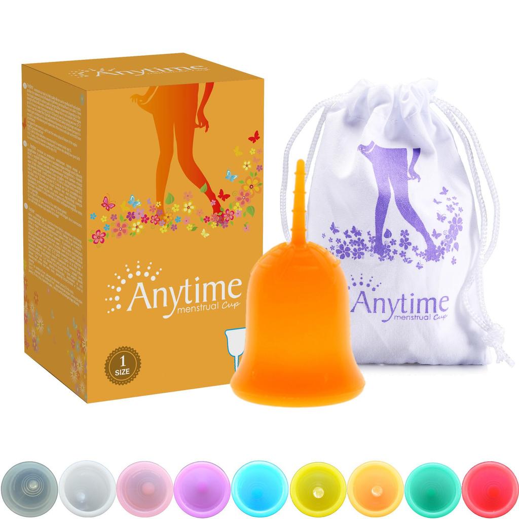 Anytime Silicone Menstrual Cup Sanitary Napkin Alternative