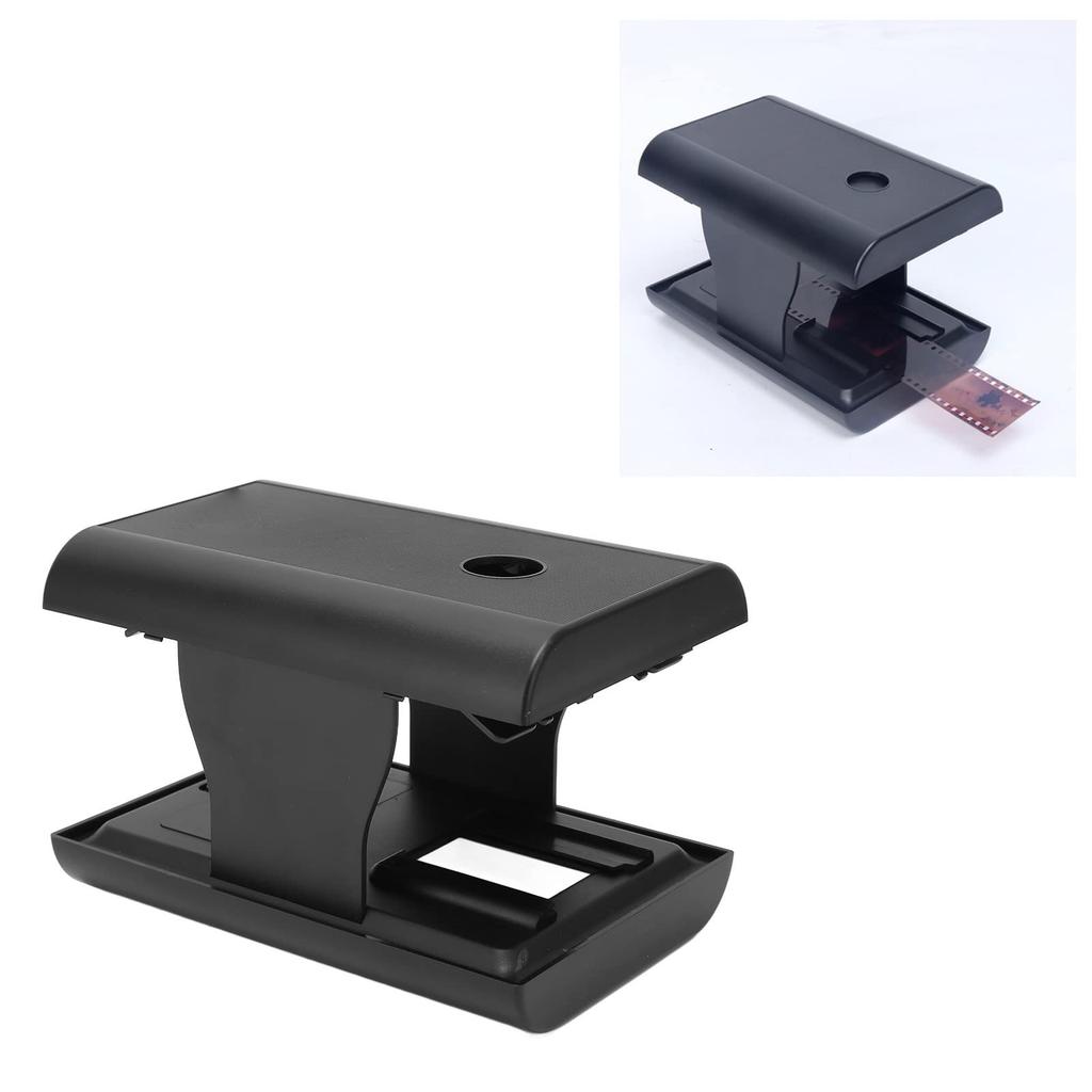 Film slide scanner, converts 35mm slides and negatives from film to JPEG, digital photo converter with LED illumination, foldable digital photo conver