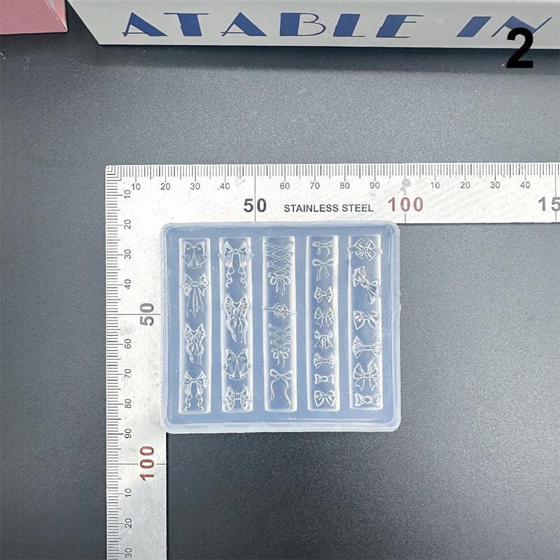 

Торт Крем Юбка Бант Лента 3D Акриловая Форма Украшения для Нейл-арта Дизайн Своими Руками Силиконовая Форма для Нейл-арта Шаблон для Нейл-шармов 2