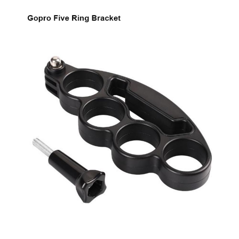 Plastic J-Type Adapter 10 Styles Long Screw Integrated Base New Selfie Five Finger Ring