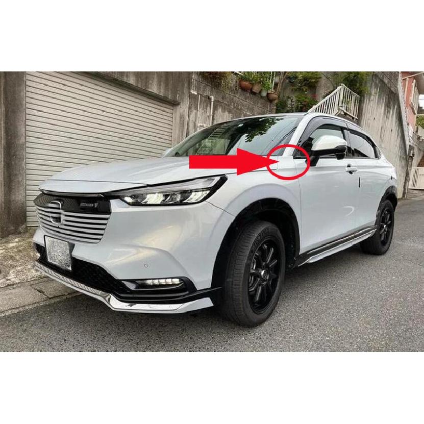 For HONDA VEZEL HR-V   Car Accessories ABS Chrome Leaf Board Decoration On Shark Gills