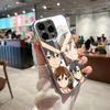 Anime Horimiya Phone Case For IPhone 17 Pro Max 15 Pro 16 14 Plus 12 13 Mini 11 Pro Shockproof Electroplated Glass Cover