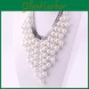 Pearl Necklace For Women Geometric Multilayer Vintage Fashion Jewelry Gift