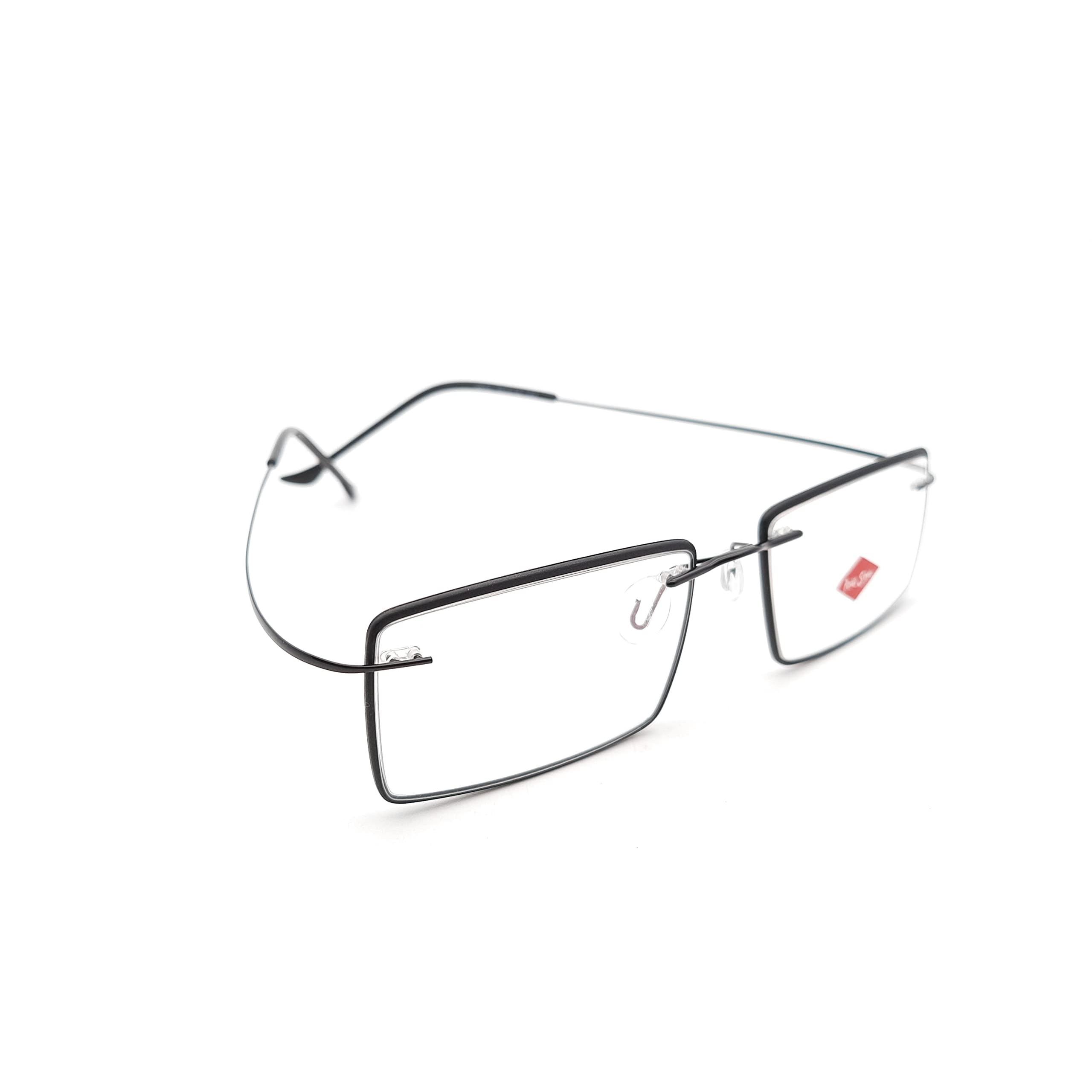 RSINC Полная оправа/очки/Очки, Кожаная строчка Оптические, Для мужчин и женщин, Черный 2034 (IB-14) N2 SE-TLVG-YG2W