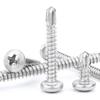 410 Stainless Steel Cross Round Head Screw Set with Pan Head and Dovetail Drill Screws