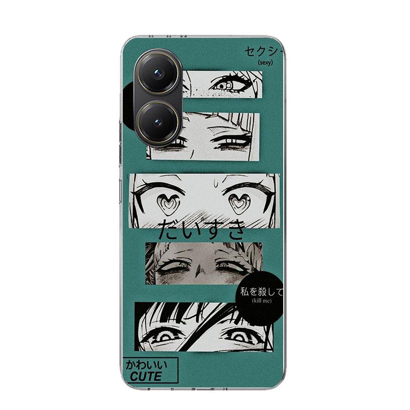 Anime Lovely Girl Eyes Phone Case For Xiaomi Poco X7 X6 X5 Pro F7 Ultra Redmi 15C 15 13 13C 12 12C 10 10A 10C 9 9A 9C 9T Cover P