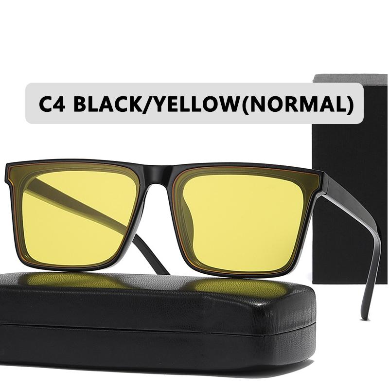 

Classic Oversized Sunglasses Women Big Frame Square Flat Top Gradient Lens Sun Glasses Female Men Vintage Mirror Shades UV400 Small