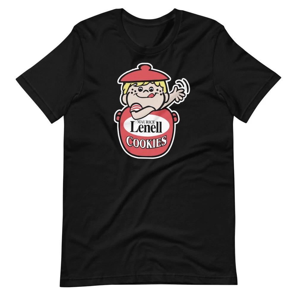 

Lenell Cookies Black Graphic Shirt Tee Short-Sleeve Unisex 100% Cotton T-shirt Mens Tees Top XL