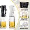 Oil Mister Spray Bottle for Cooking | Reusable BPA-Free Olive Oil & Vinegar Dispenser with Fine Mist & Drip-Proof Design