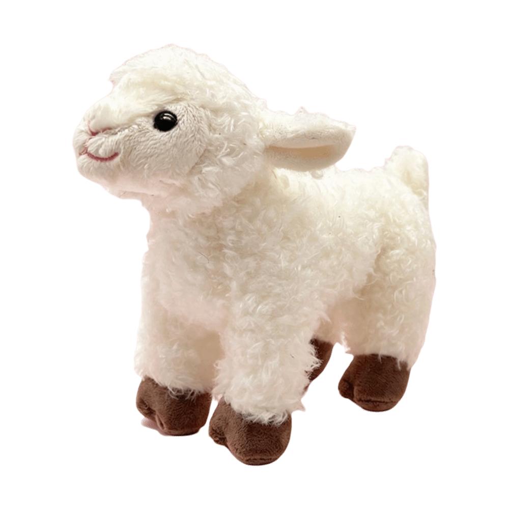 20cm Size Baby Lamb Plush Toy Soft Fluffy Touch Sheep Stuffed Toy Lamb Stuffed Animal  For Kids