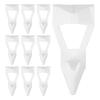 10Pcs Cabinet Shelf Support Brackets Durable Heavy Duty Floating Shelf Brackets for Wardrobe Kitchen Bathroom Storage